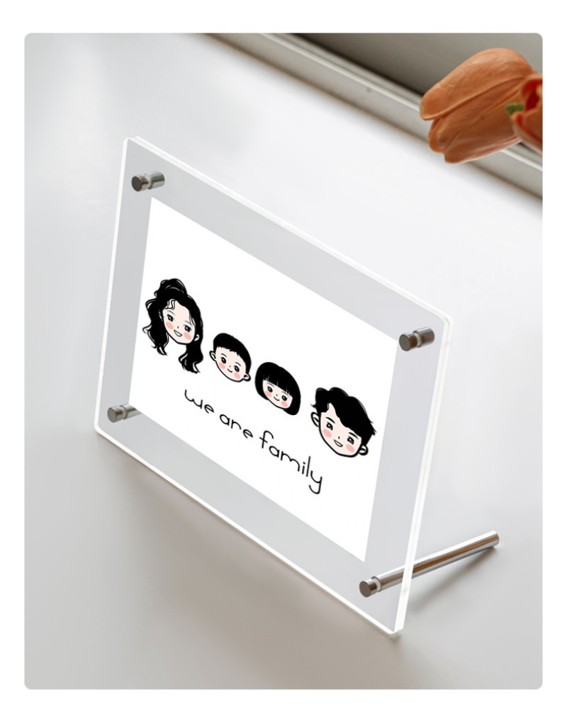 Transparent Acrylic Photo Frame
